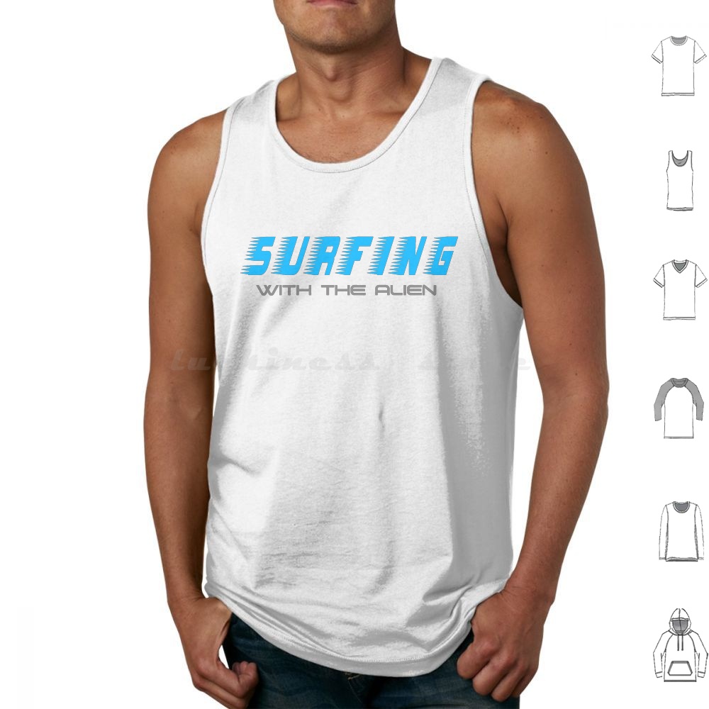 Musical Instrument With Name - Surfing With The Design Tank Tops