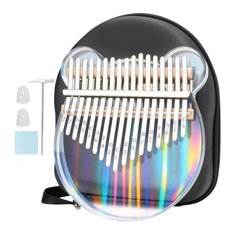 Musical Instrument Kalimba - 17 Key Clear Acrylic Kalimba Thumb