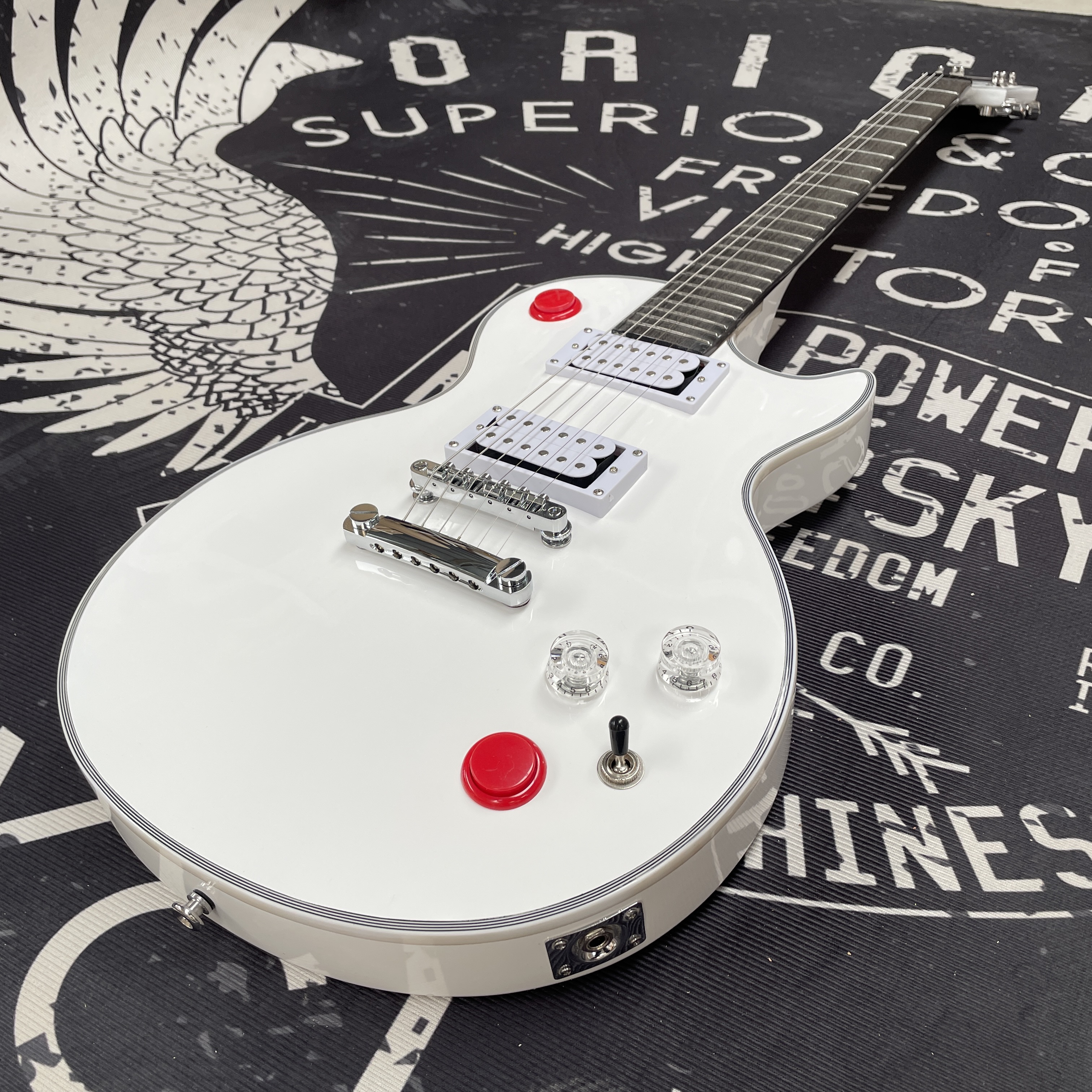Electric Guitar Beginner - Red switch electric guitar, double pickup