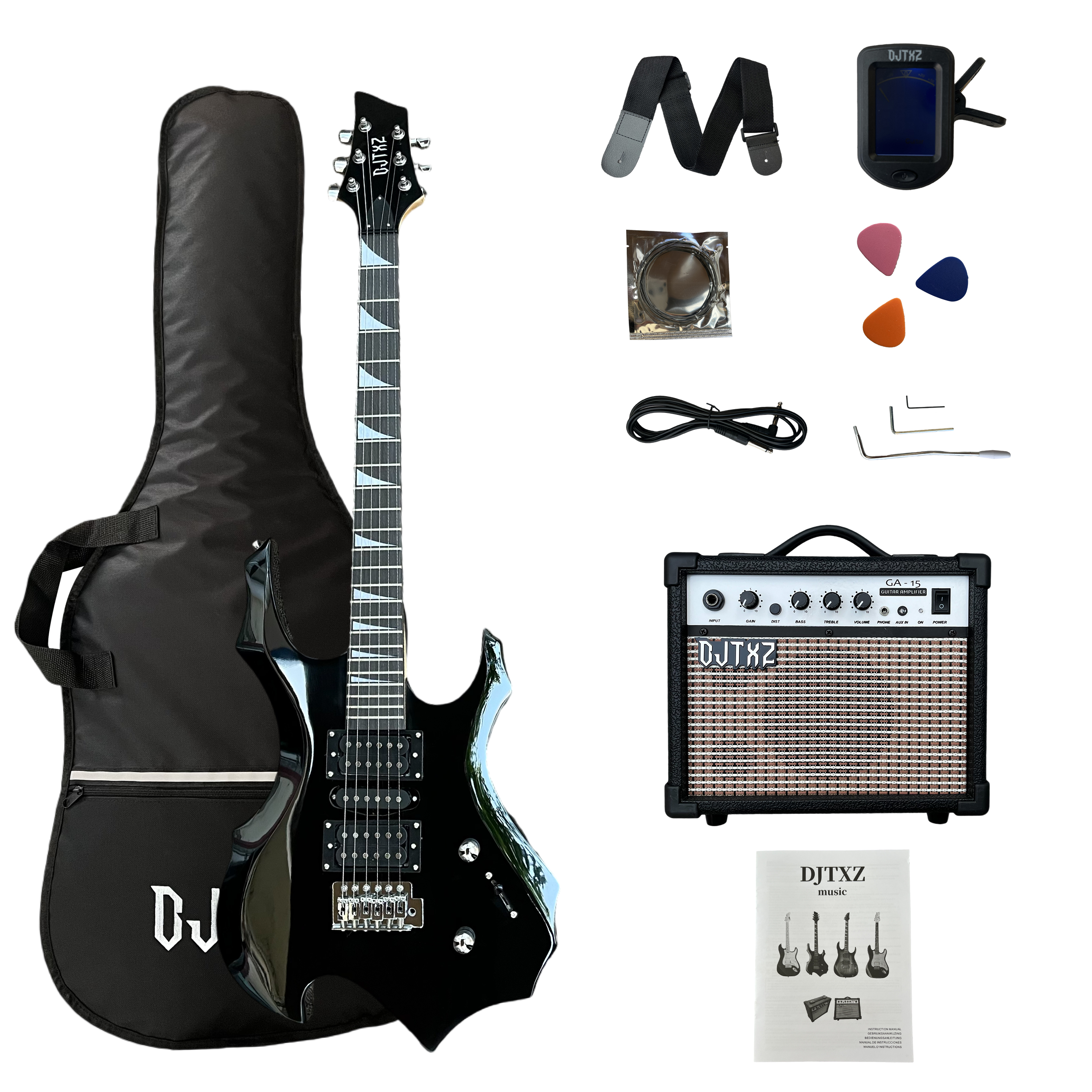 Electric Guitar Beginner - Electric Guitar with Speaker Amplifier Guitar