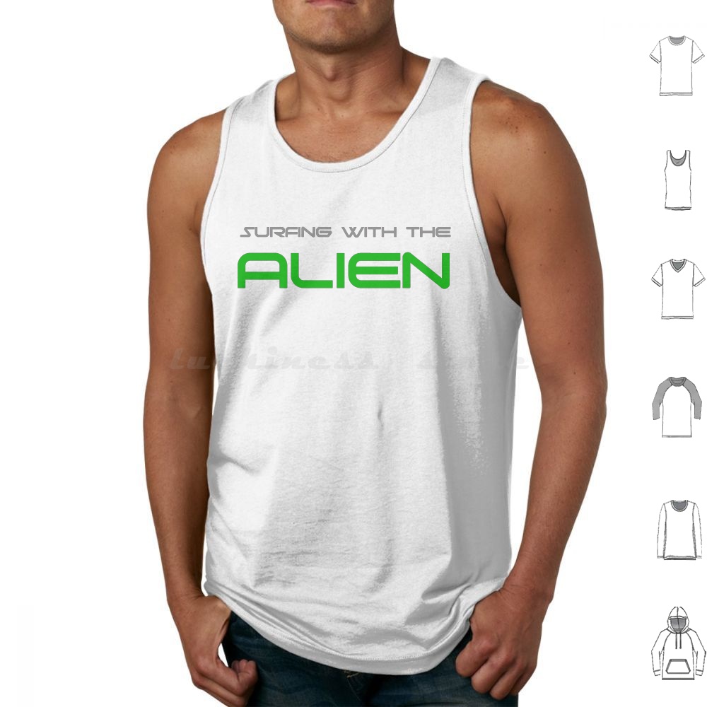 Musical Instrument With Name - Surfing With The Design Tank Tops
