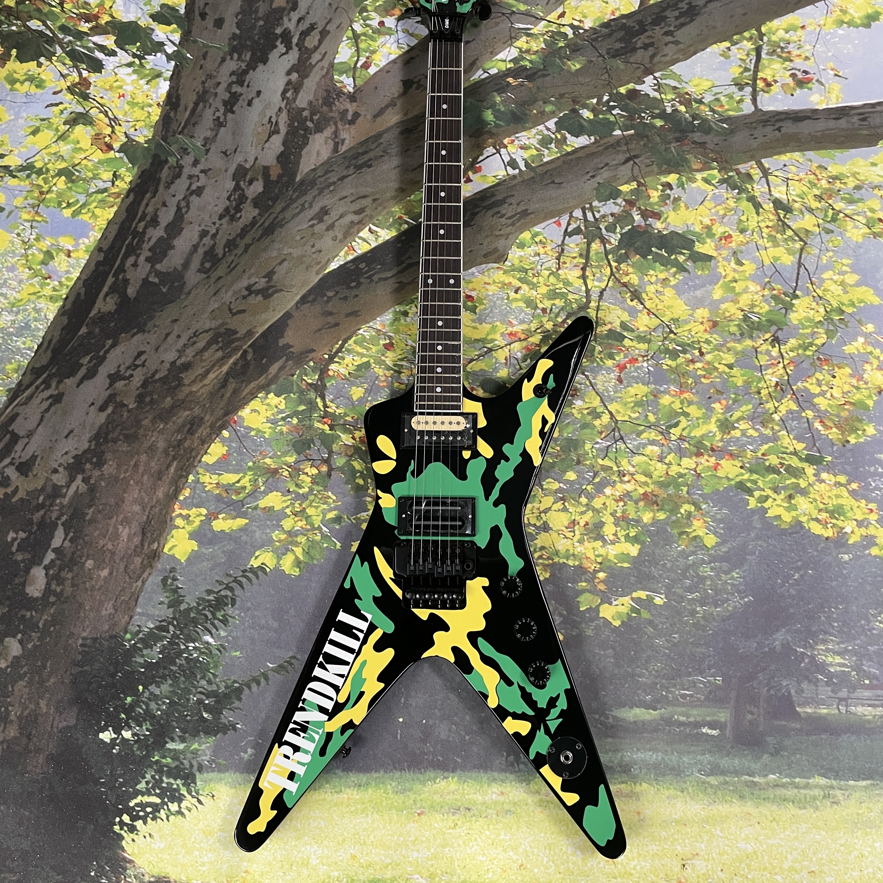 Electric Guitar Beginner - Camouflage 6-string electric guitar, double-coil pickup