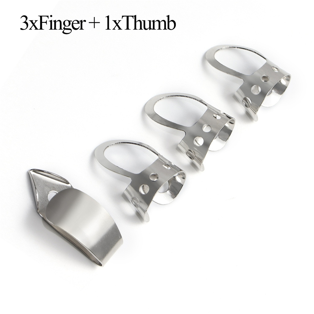 4pcs Finger Picks Tone Deaf Mu - огляд і ціна Dobro Resonator Guitar