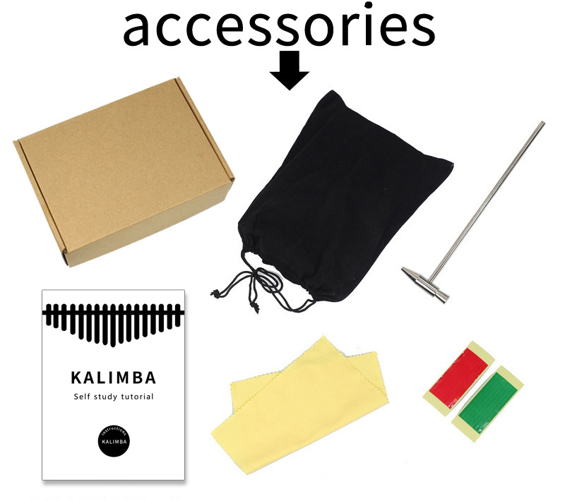 Colorful 21 Key Kalimba Kids C - огляд і ціна Musical Instrument Kalimba