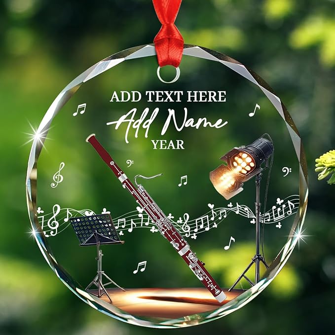 Novelty Bassoon Instrument Gla - огляд і ціна Musical Instrument With Name