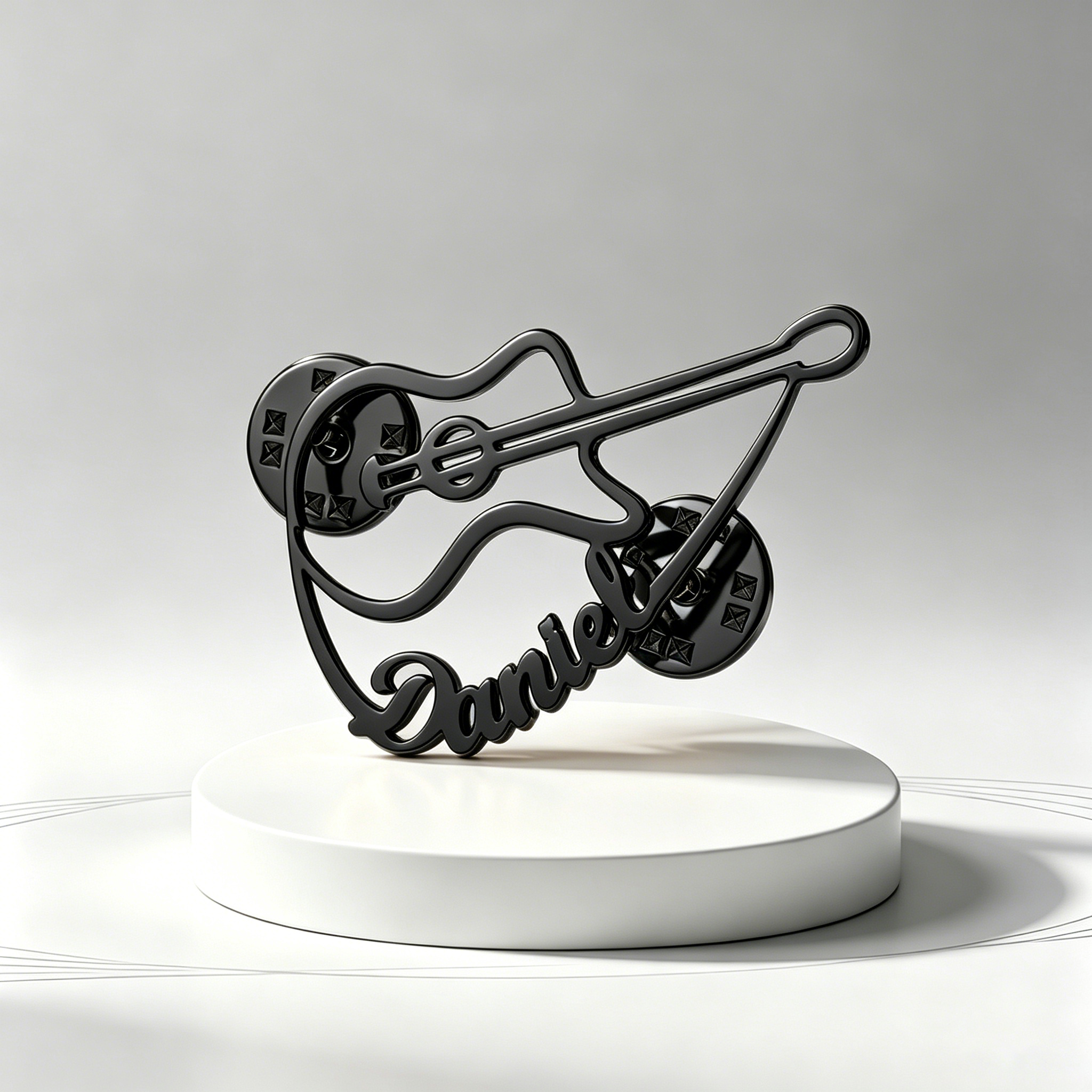 Custom Violin Pin Brooch Stain - огляд і ціна Musical Instrument With Name