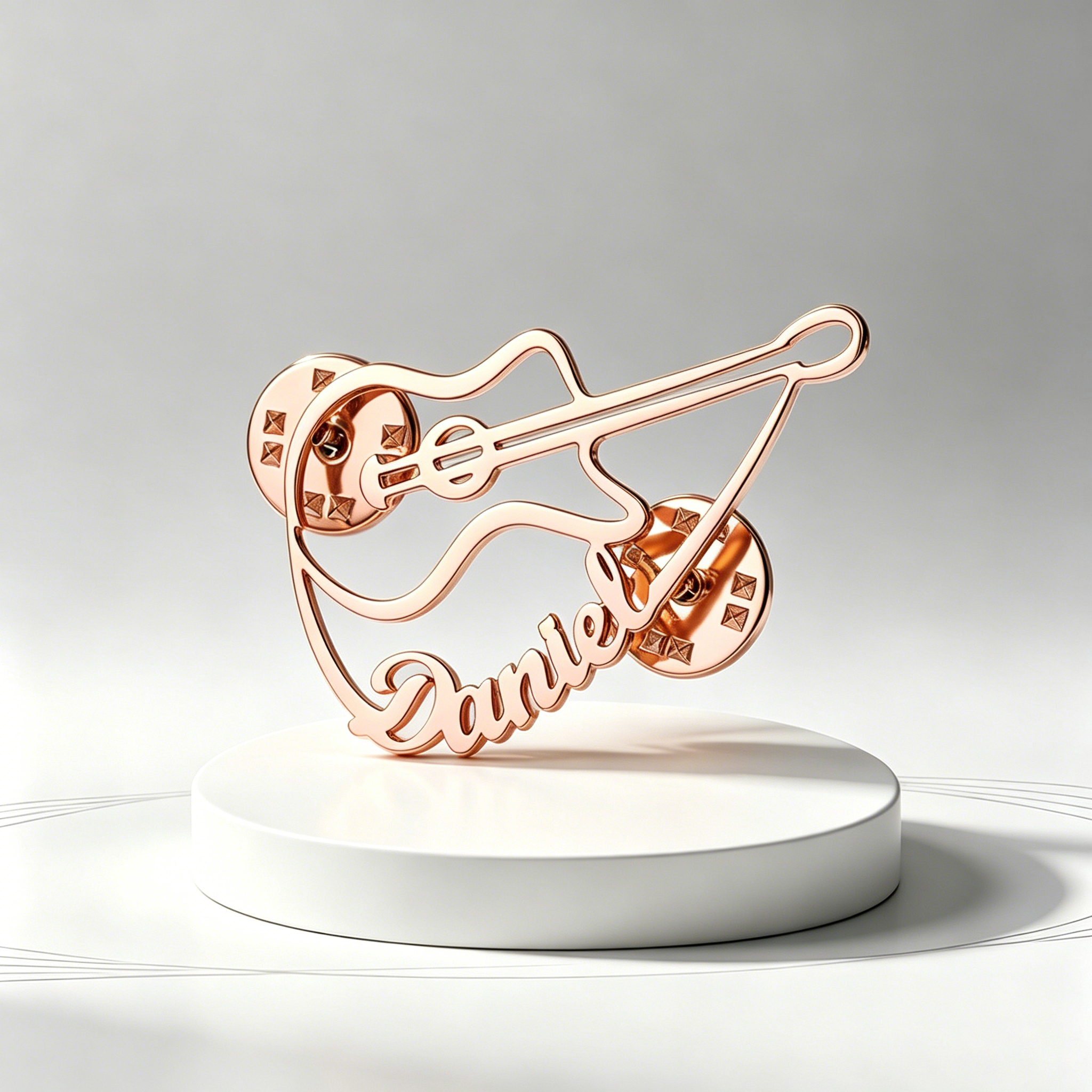 Custom Violin Pin Brooch Stain - огляд і ціна Musical Instrument With Name