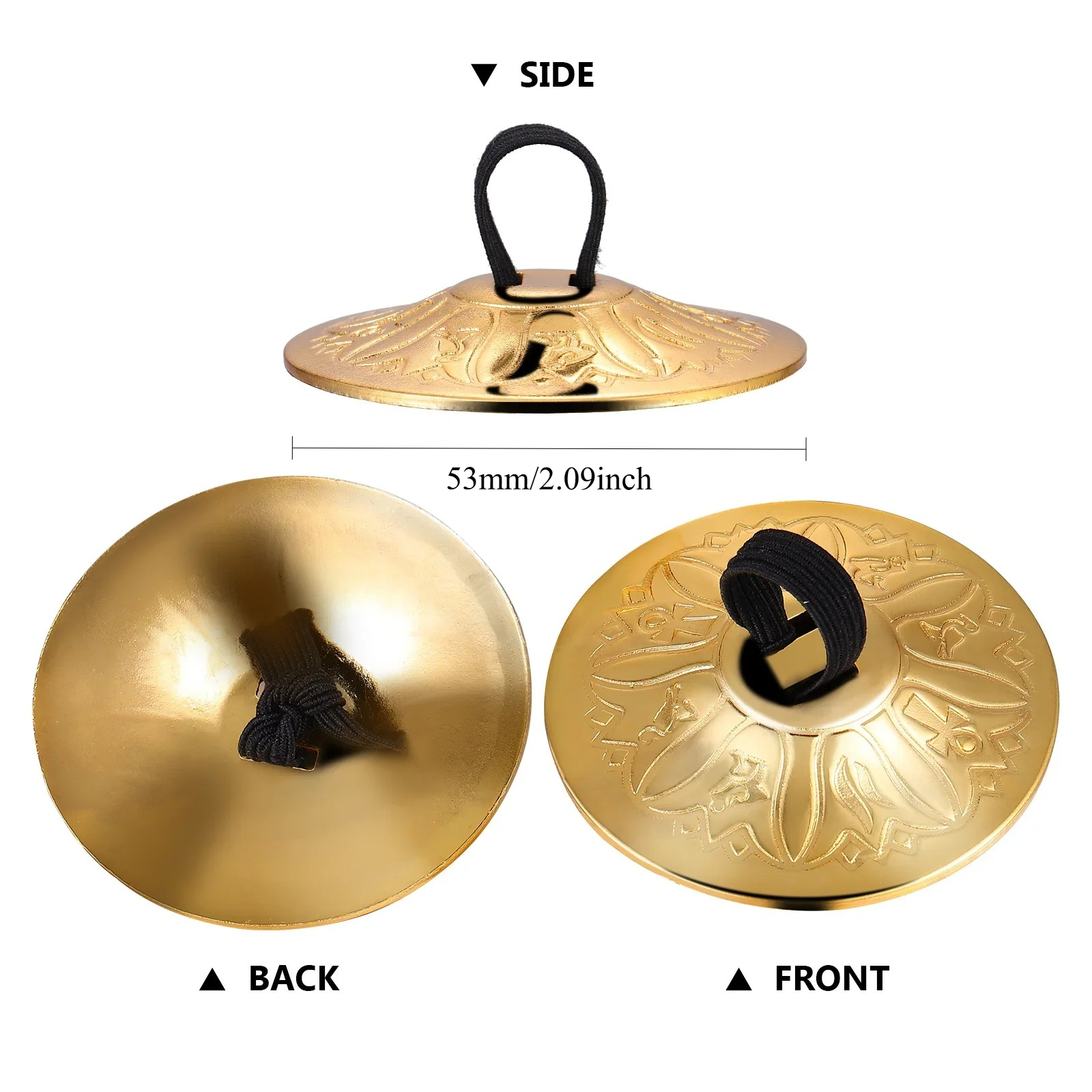 2/4Pcs Copper Finger Cymbals,  - огляд і ціна Musical Instrument Zills