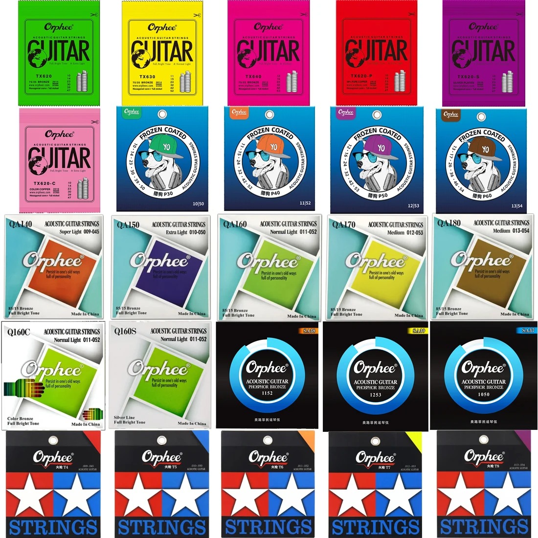 Orphee Acoustic Guitar Strings - огляд і ціна Musical Instrument For Beginners