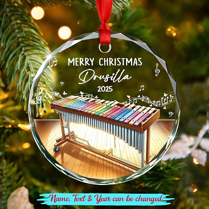 Year & Name Xylophone Glass Or - огляд і ціна Musical Instrument With Name