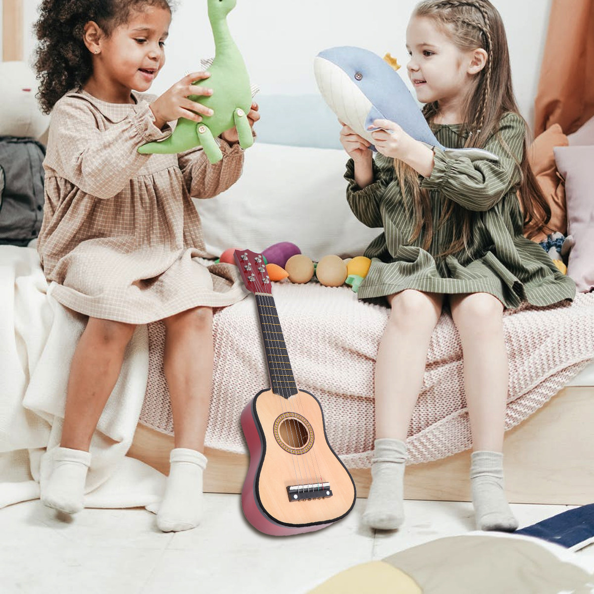 21Inch Acoustic Folk Guitar fo - огляд і ціна Musical Instrument For Beginners