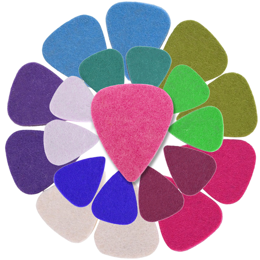 12pcs Color Felt Picks 3.5mm T - огляд і ціна Musical Instrument Art