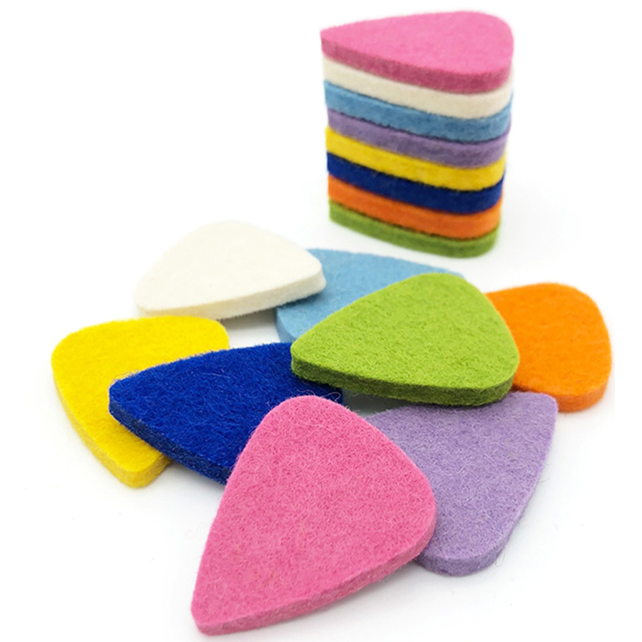 12pcs Color Felt Picks 3.5mm T - огляд і ціна Musical Instrument Art