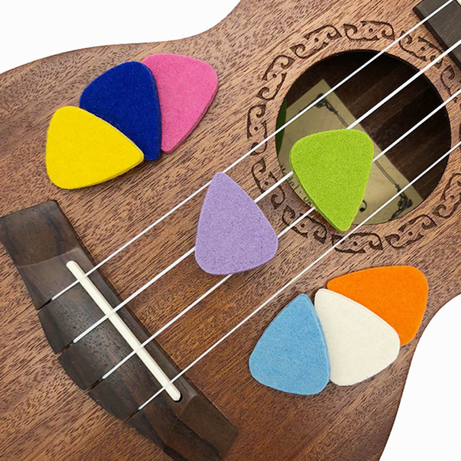 12pcs Color Felt Picks 3.5mm T - огляд і ціна Musical Instrument Art