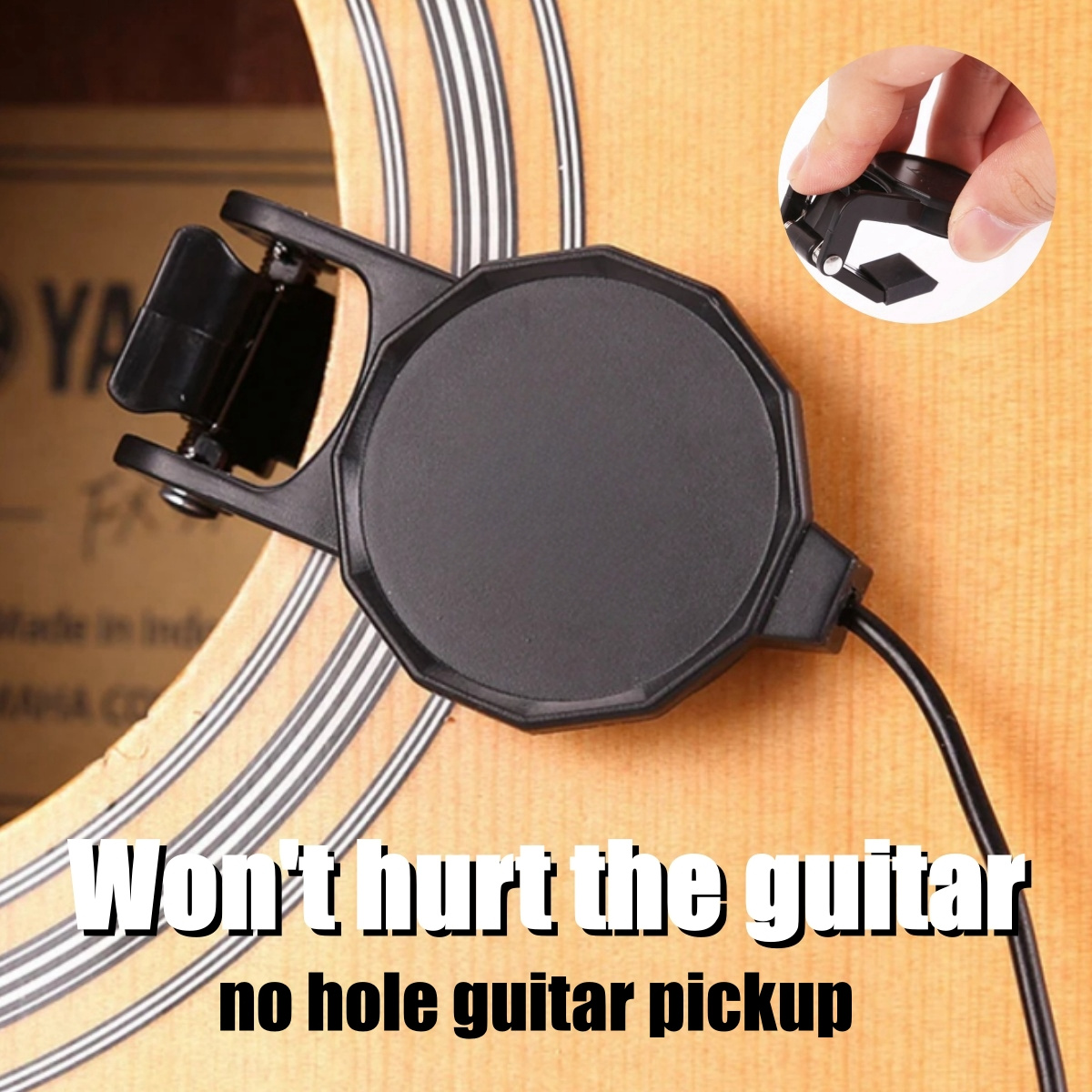 Audio Jack Clip On Pickup for  - огляд і ціна Musical Instrument Art