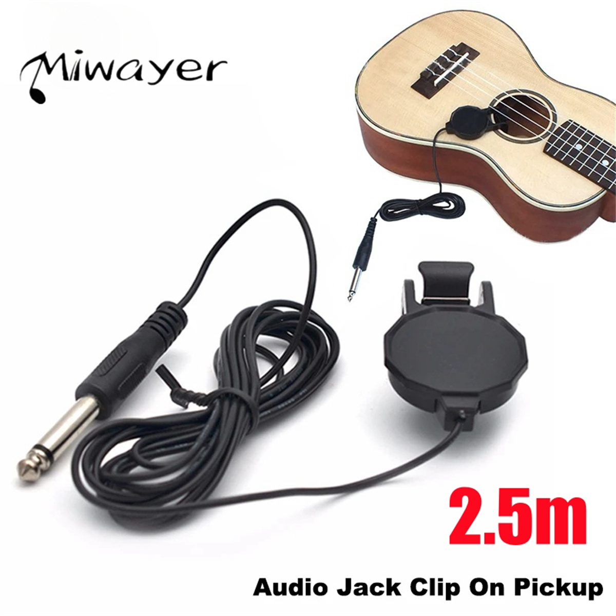Audio Jack Clip On Pickup for  - огляд і ціна Musical Instrument Art