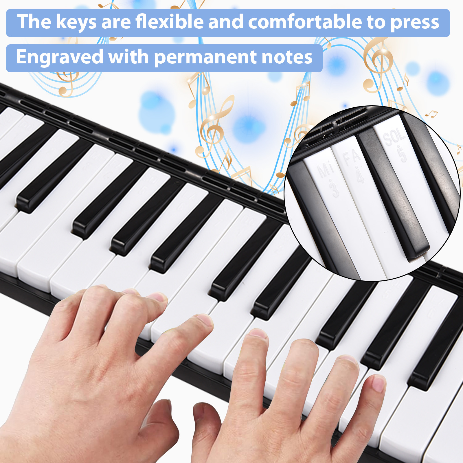 37 Keys Melodica Instrument Me - огляд і ціна Melodica Keyboard Wind