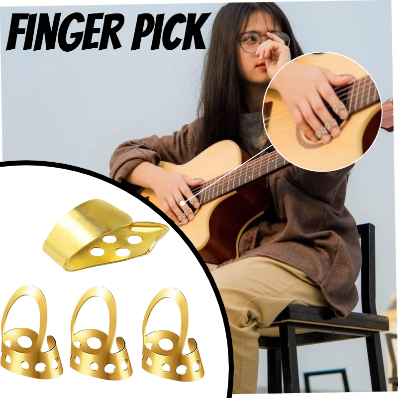 4pcs  Finger Picks Set Thumb P - огляд і ціна Musical Instrument Art