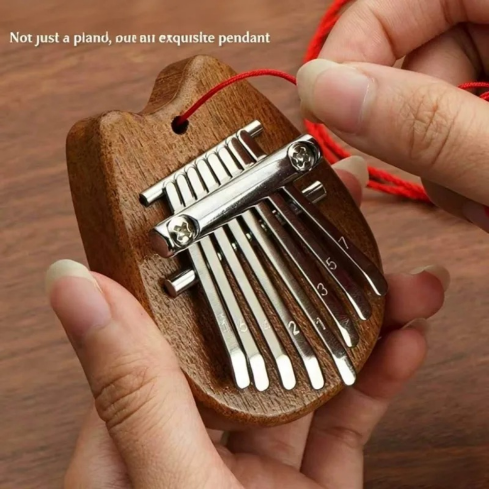 Solid wood 8-tone mini thumb p - огляд і ціна Musical Instrument Kalimba