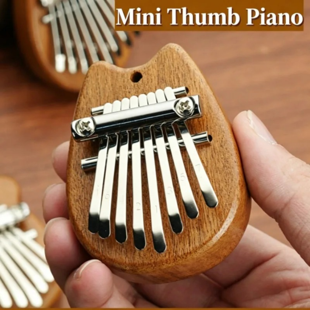 Solid wood 8-tone mini thumb p - огляд і ціна Musical Instrument Kalimba