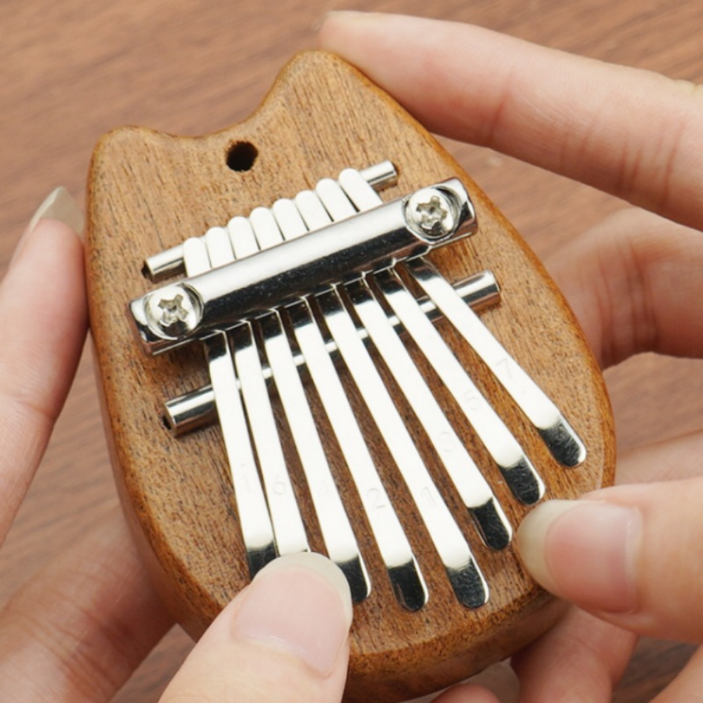 Solid wood 8-tone mini thumb p - огляд і ціна Musical Instrument Kalimba
