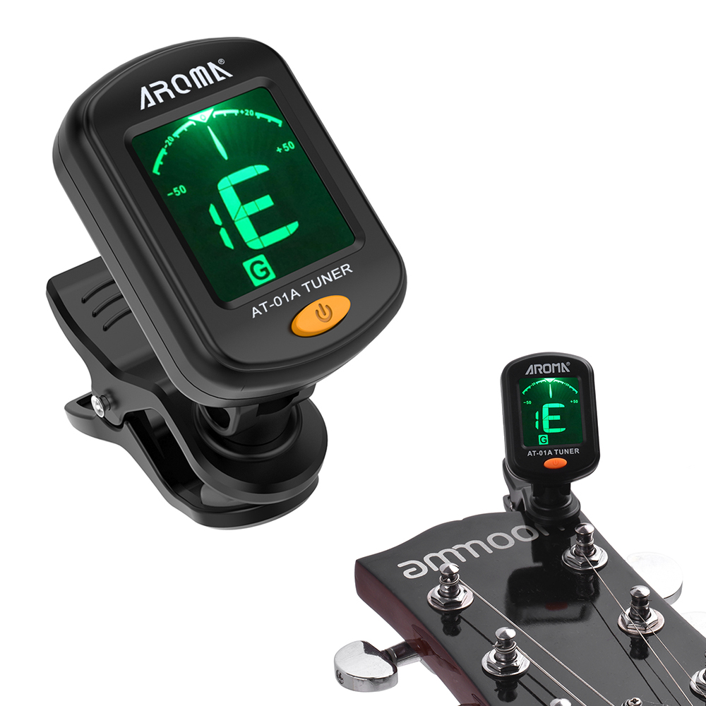 AT-01A Rotatable Clip-on Tuner - огляд і ціна Musical Instrument Art