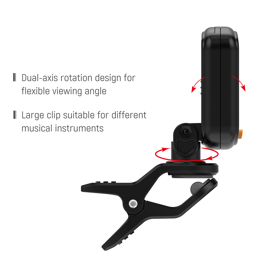 AT-01A Rotatable Clip-on Tuner - огляд і ціна Musical Instrument Art