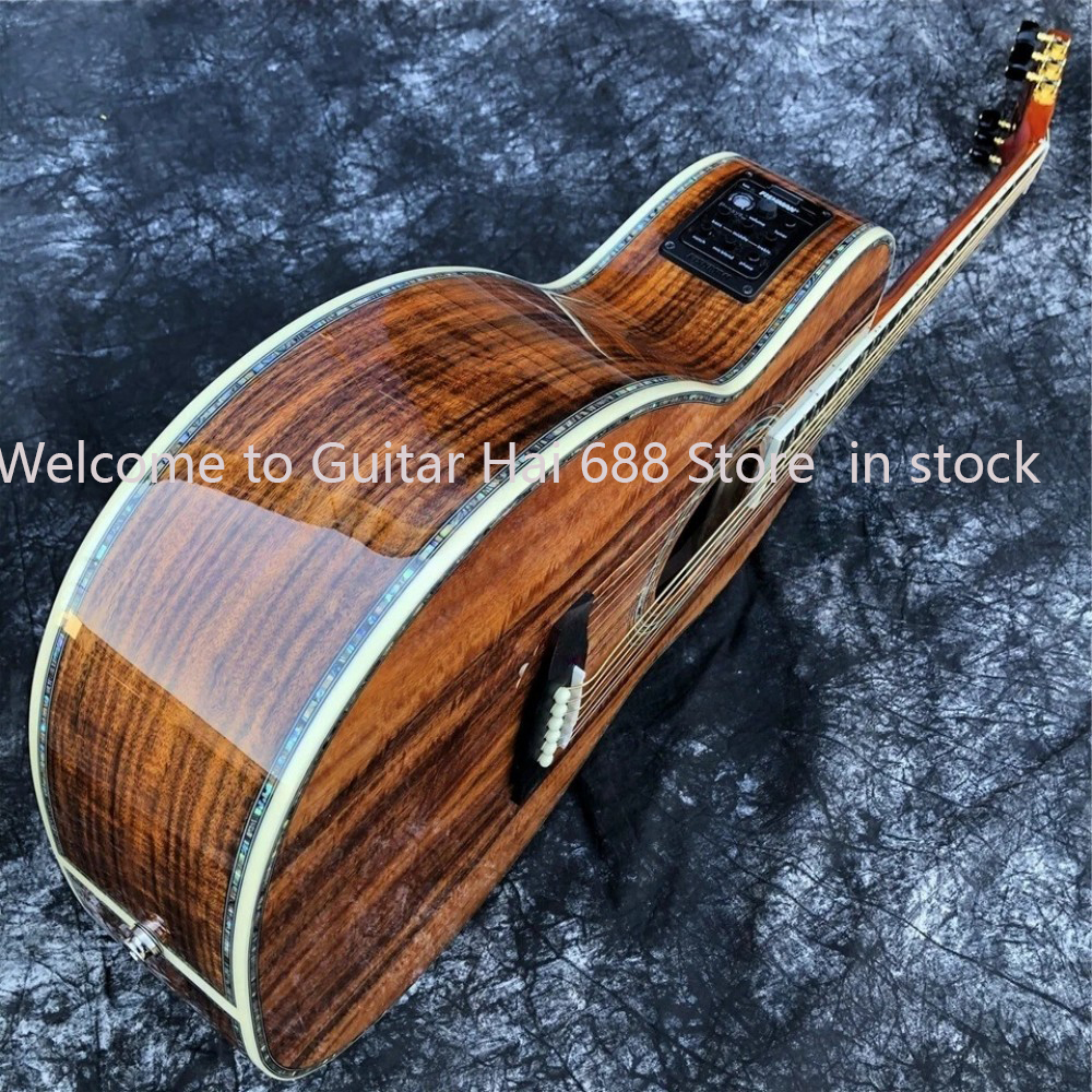 All KOA Wood 39 Inch OOO Type  - огляд і ціна Dobro Resonator Guitar