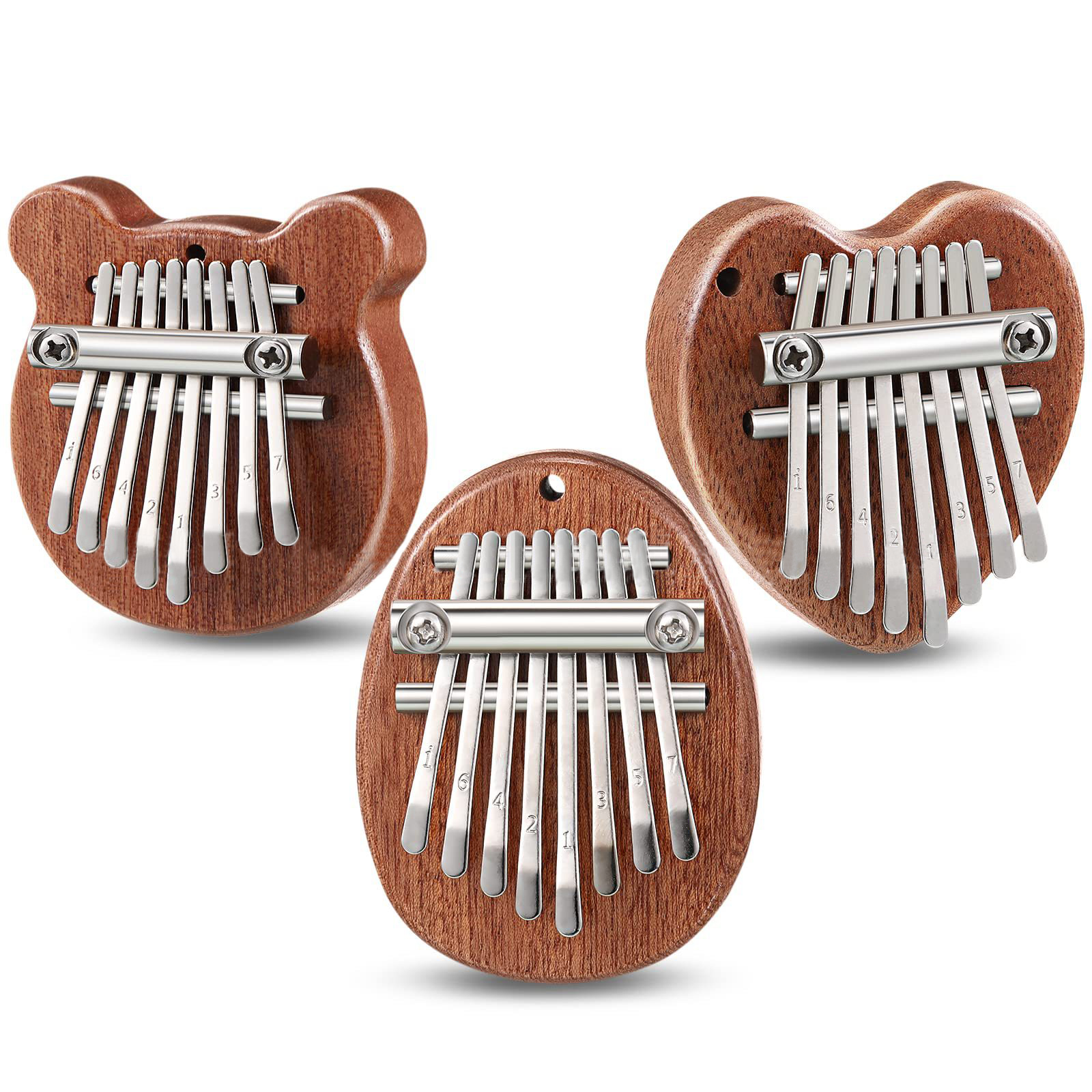 8 Keys Mini Kalimba Wooden Thu - огляд і ціна Musical Instrument Kalimba