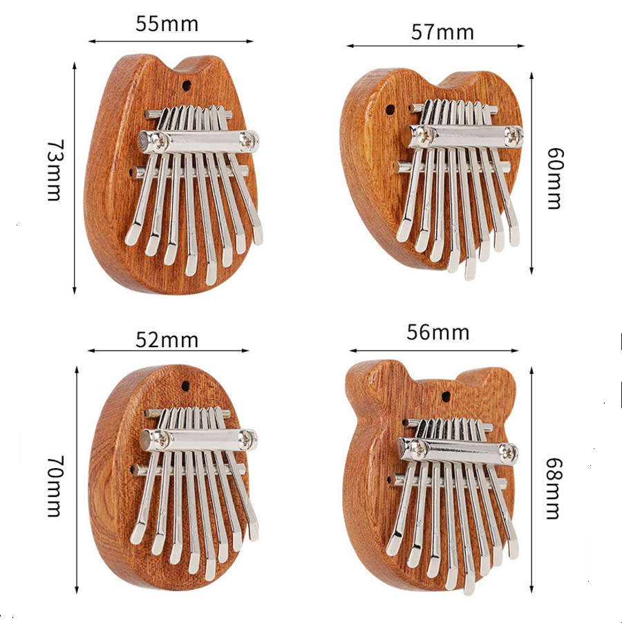 8 Keys Mini Kalimba Wooden Thu - огляд і ціна Musical Instrument Kalimba