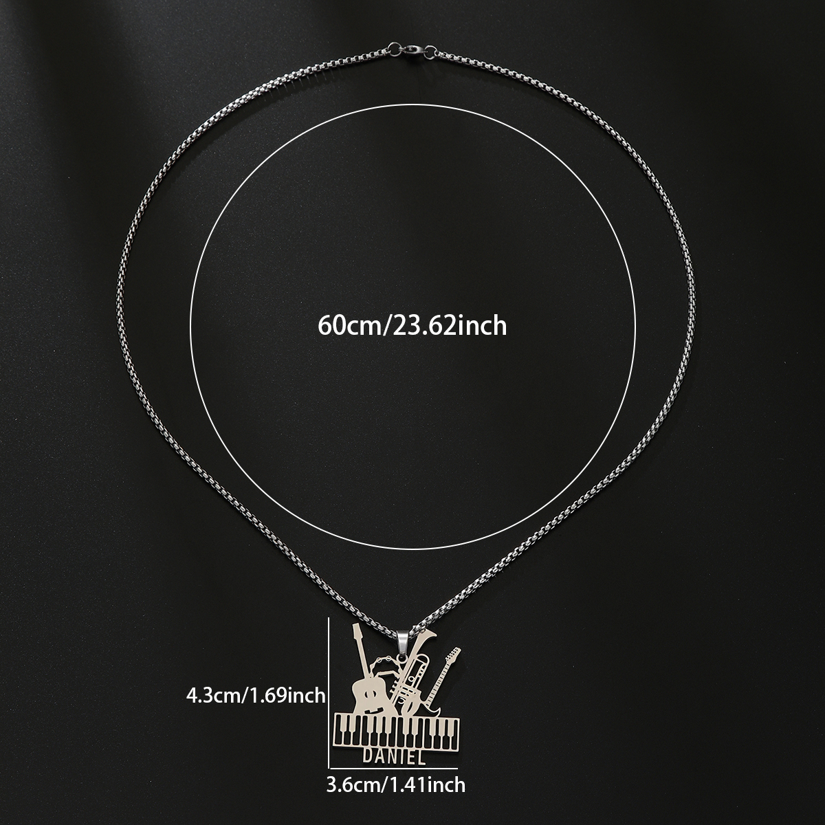 Custom Name Necklaces For Wome - огляд і ціна Musical Instrument With Name