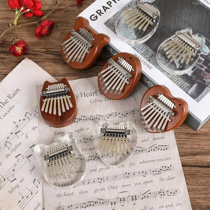 8 Key Mini Wooden Kalimba Pian - огляд і ціна Musical Instrument Kalimba