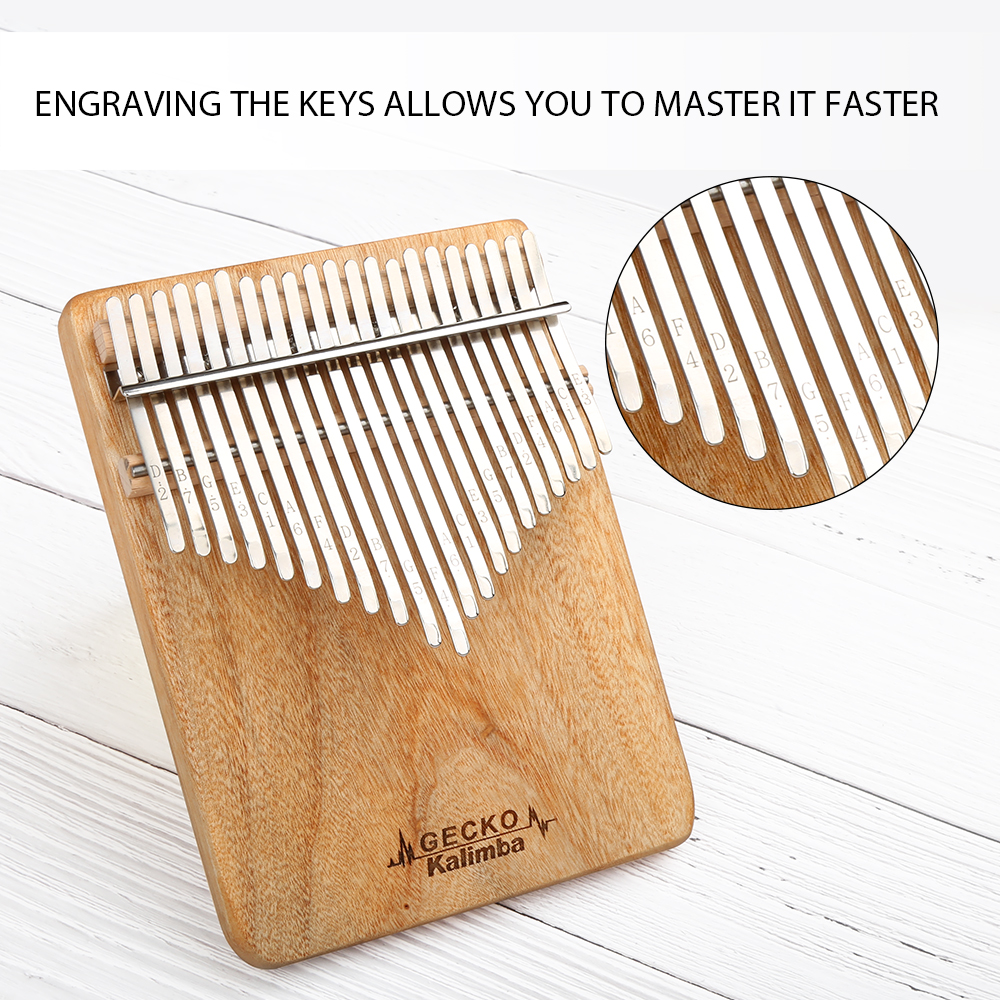 GECKO Kalimba 21-Key Camphor W - огляд і ціна Musical Instrument Kalimba