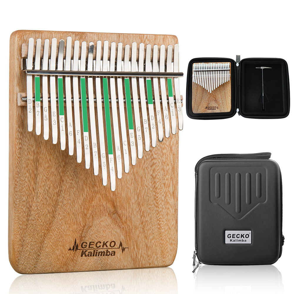 GECKO Kalimba 21-Key Camphor W - огляд і ціна Musical Instrument Kalimba