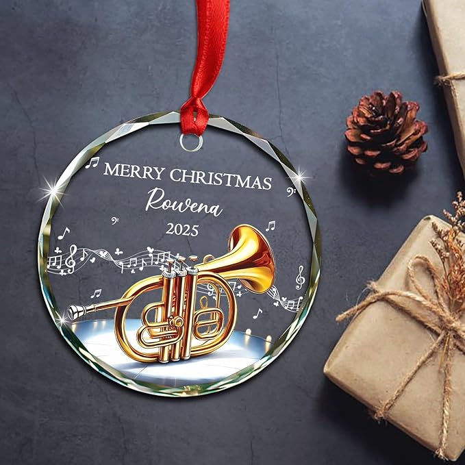 Unique Cornet Instrument Glass - огляд і ціна Musical Instrument With Name