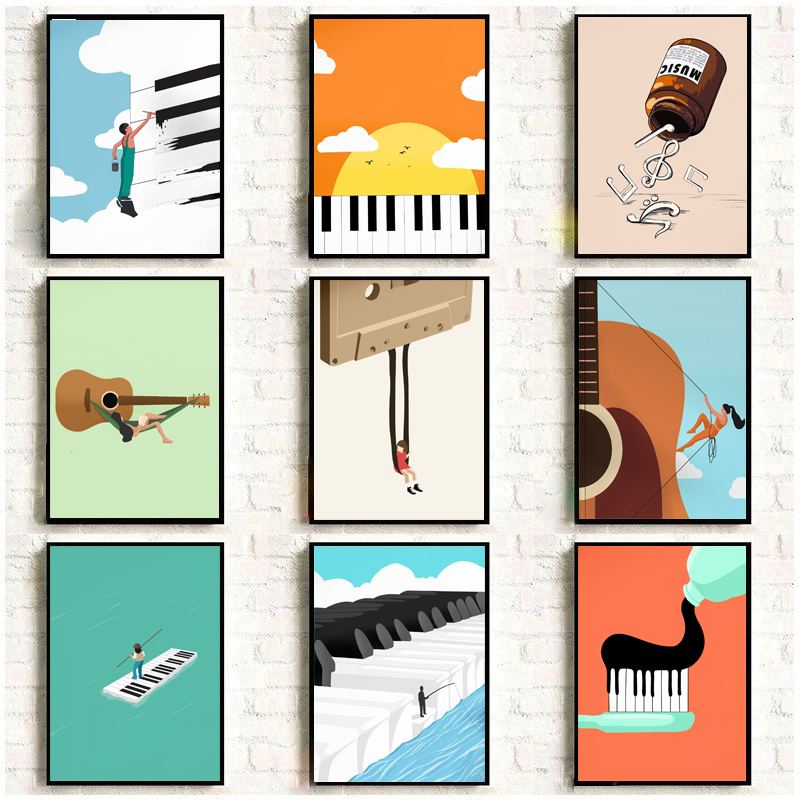 Cartoon Abstract Simple Intere - огляд і ціна Musical Instrument Images
