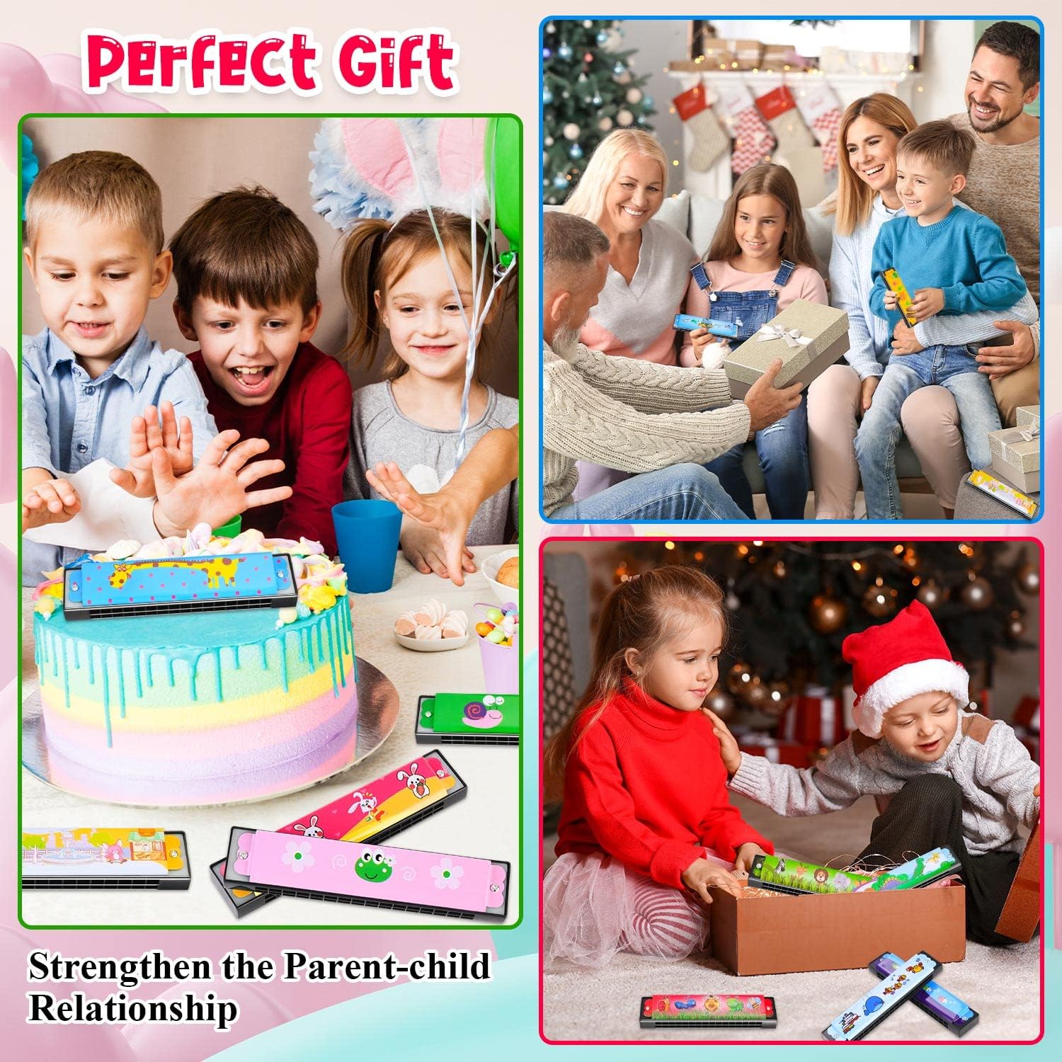 16 Hole Harmonica for Kids Beg - огляд і ціна Musical Instrument Images