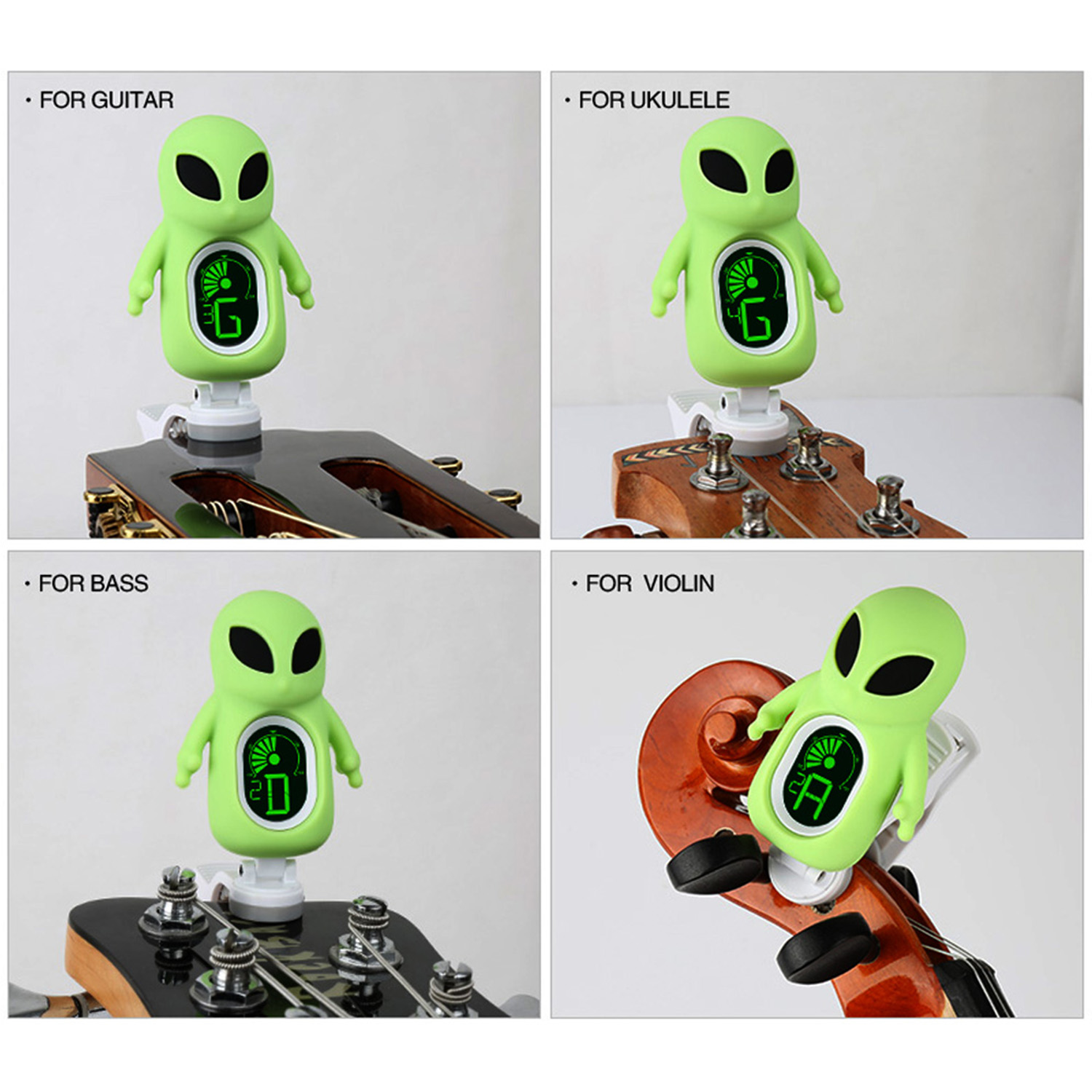 Guitar Tuner A71, Cute Alien C - огляд і ціна Musical Instrument Art