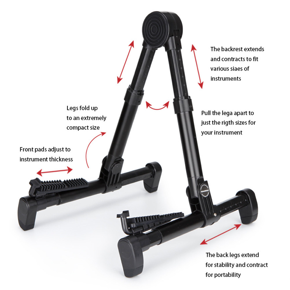 Black Foldable Guitar Stand Ho - огляд і ціна Musical Instrument Banjo