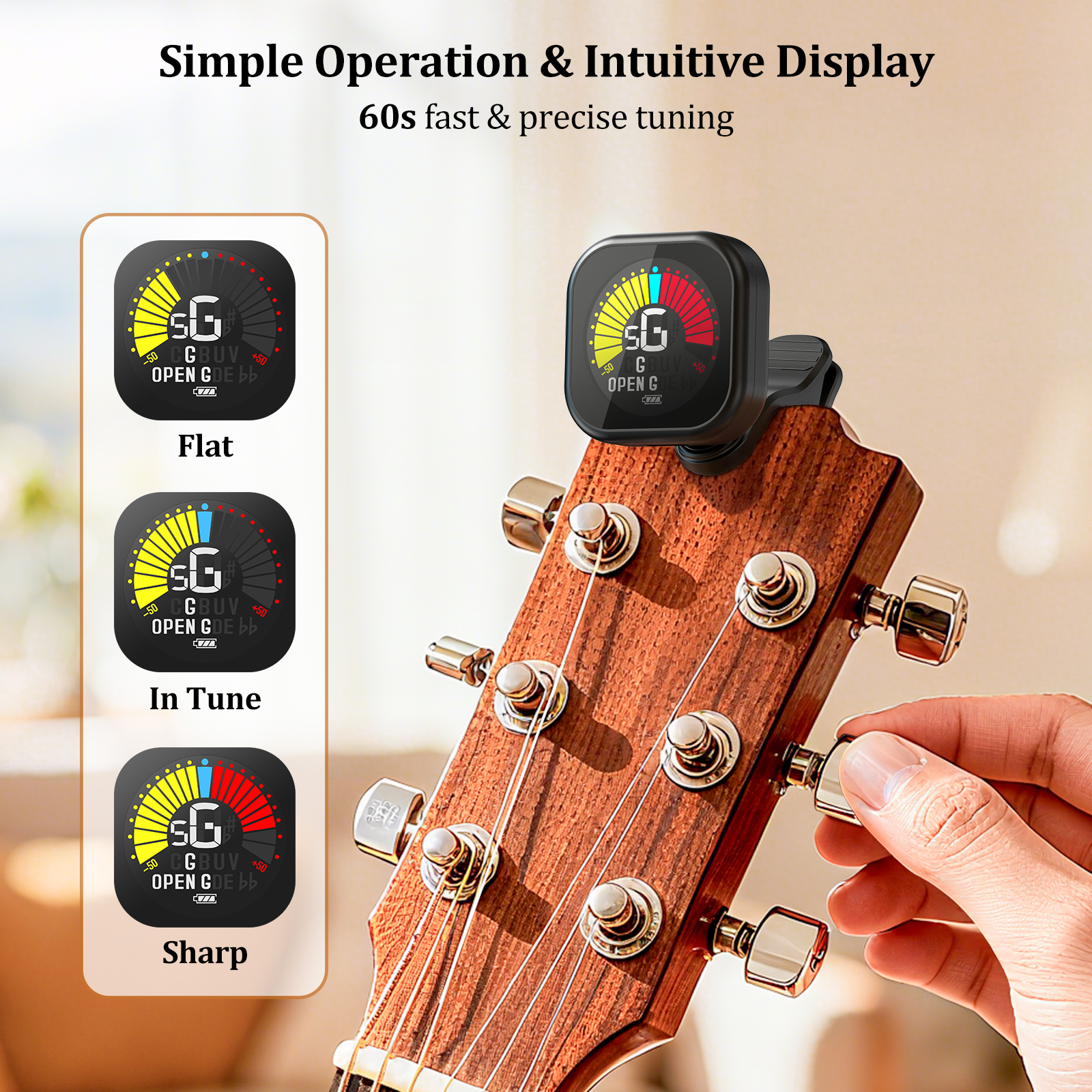 New Bee Guitar Tuner Clip-On C - огляд і ціна Musical Instrument Art